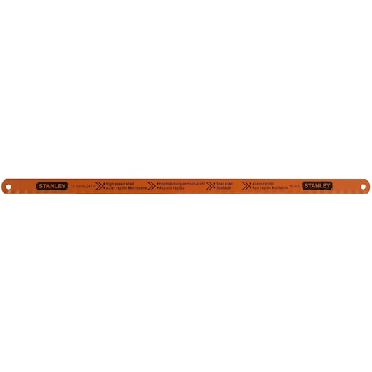 Lame de scie à métaux Rubis HSS Moly STANLEY®, 300 mm, 24 dents/pouce (boîte de 100) Lame de scie à métaux Rubis HSS Moly STANLEY®, 300 mm, 24 dents/pouce (boîte de 100)