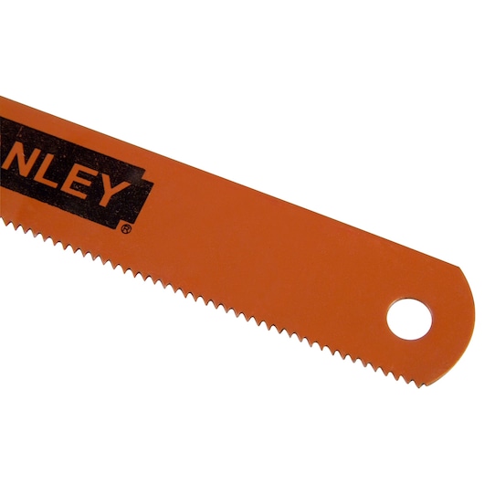 Lame de scie à métaux Rubis HSS Moly STANLEY®, 300 mm, 24 dents/pouce (boîte de 100) Lame de scie à métaux Rubis HSS Moly STANLEY®, 300 mm, 24 dents/pouce (boîte de 100)