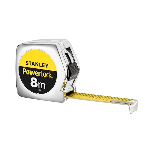 STANLEY® PowerLock® Tape Measure 8m ABS Case