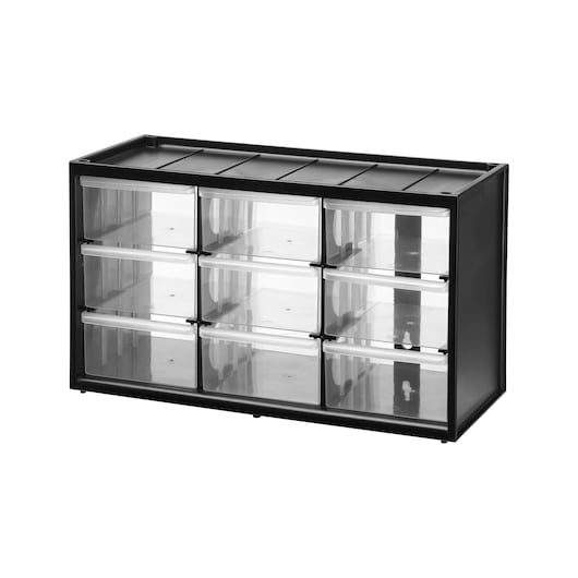 Module de rangement de bureau avec 9 compartiments