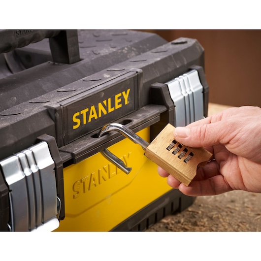 1-95-830, Boite caisse à outils vide Stanley à tiroir bimatiere galvanisee  51cm - largeur 335 mm - Hauteur 280 mm - longueur 545 mm