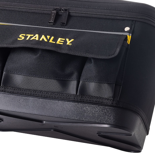 STANLEY Soft Storage Tool Bag close up plastic base feature
