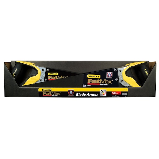 Scie égoïne BladeArmor® STANLEY® FATMAX® 500 mm, coupe de débit, 7 dents/pouce