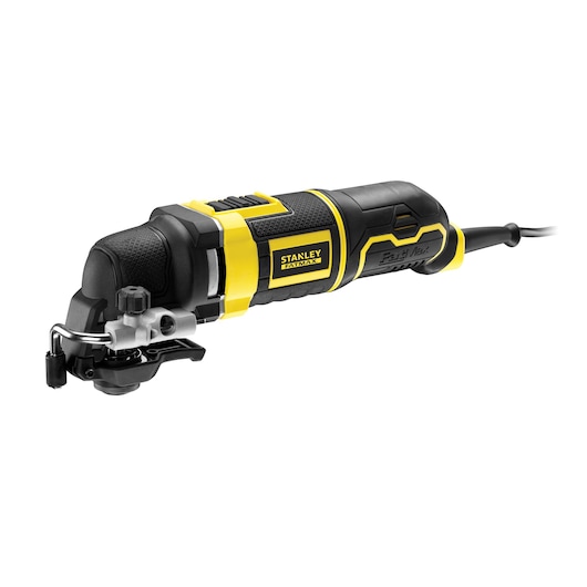 Outil oscillatoire - 300W - 10000 à 22000 osc/min, Câble de 4m, 20 accessoires - STANLEY FATMAX, FME650K-QS