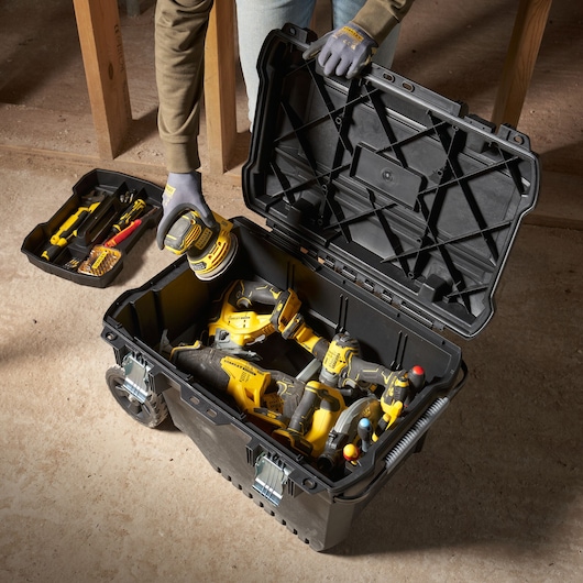 STANLEY® FATMAX® 88 Litre Mid-Size Mobile Job Chest