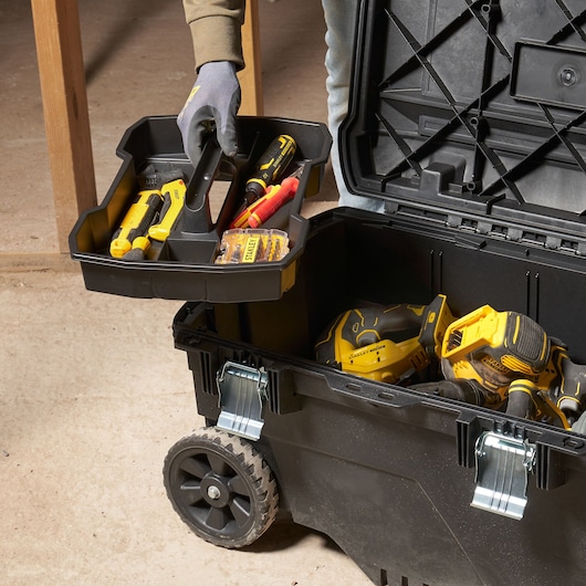 STANLEY® FATMAX® 88 Litre Mid-Size Mobile Job Chest