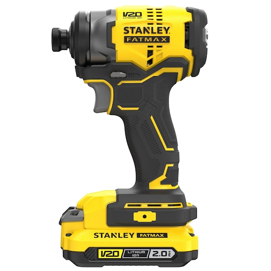 18V STANLEY® FATMAX® V20 Cordless Brushless 2-Piece Combo Kit with 2 x 2.0Ah Lithium Ion Batteries and STANLEY® FATMAX® PRO-STACK™ Shallow Box