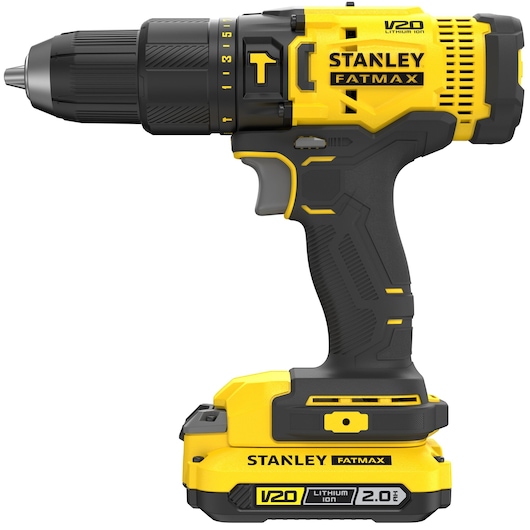 18V STANLEY FATMAX V20 Brushless 2-Piece Combo Kit with 2 x 4.0Ah Lithium Ion Batteries and Soft Bag