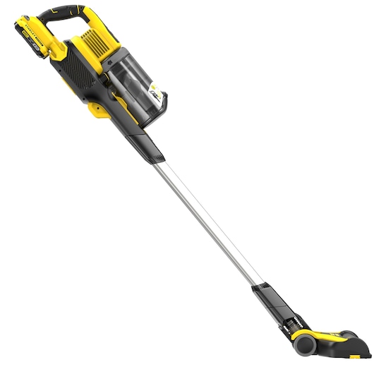 18V STANLEY FATMAX® V20 Cordless Stick Vacuum with 1 x 2.0Ah Lithium Ion Battery