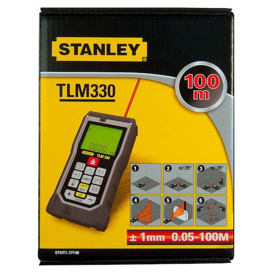 Télémètre laser TLM330S 100 m Bluetooth STANLEY® FATMAX®