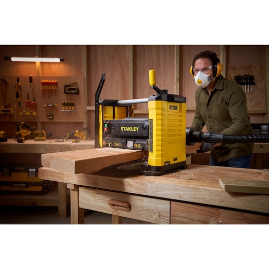 STANLEY® 1800W AC Corded Thickness Planer 